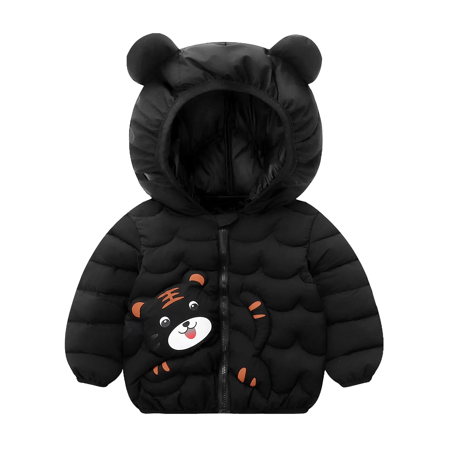 Cute Baby Girls Winter Clothes Kids Light Down Coats with Ear Hoodie Spring Girl Jacket Toddler Children Clothing for Boys Coat