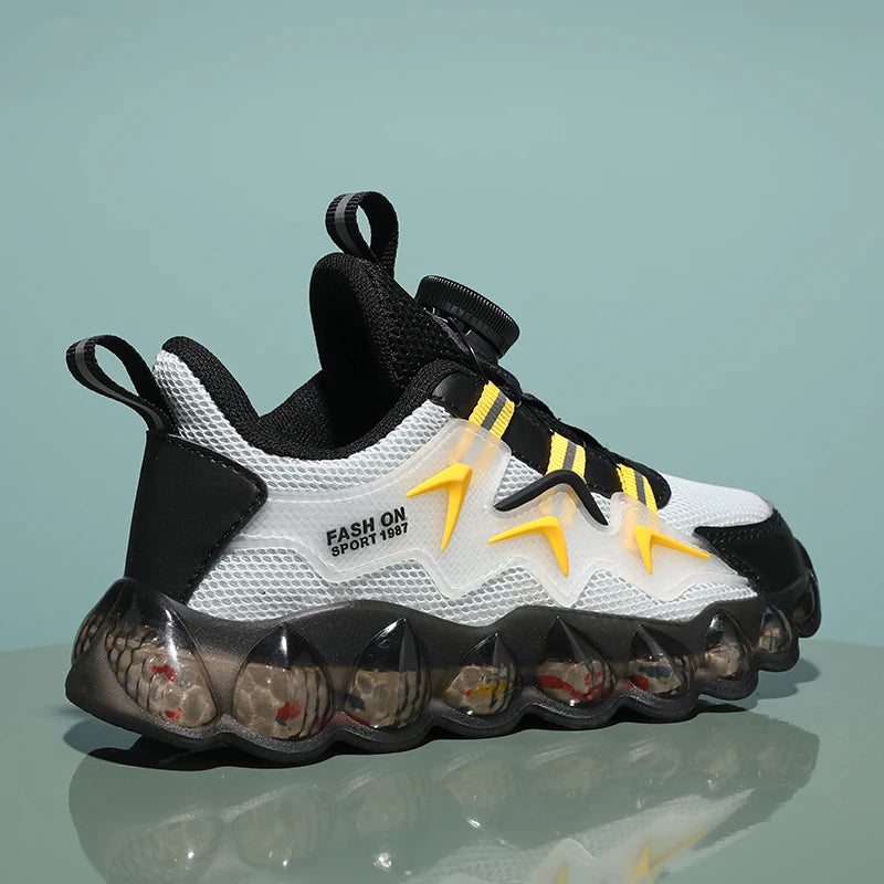 Children's Sport Shoes Boys' Fashion Running Leisure Mesh Comforthable Outdoor Kids Shoes Casual Tennis Light Sneakers Tennis