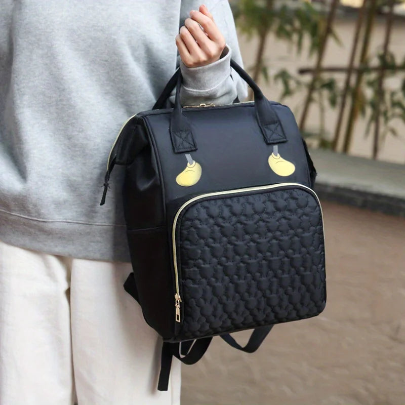 Diaper Backpack Portable Travel Multi-compartment Diaper Bag for Mom Waterproof Anti-Dirty Large Capacity Storage Bag BPA Free