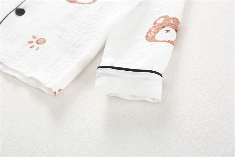 New Spring Autumn Baby Clothes Kids Pajamas Children Boys Sleepwear Tops And Pants Infant Girls Clothing Toddler Casual Costume