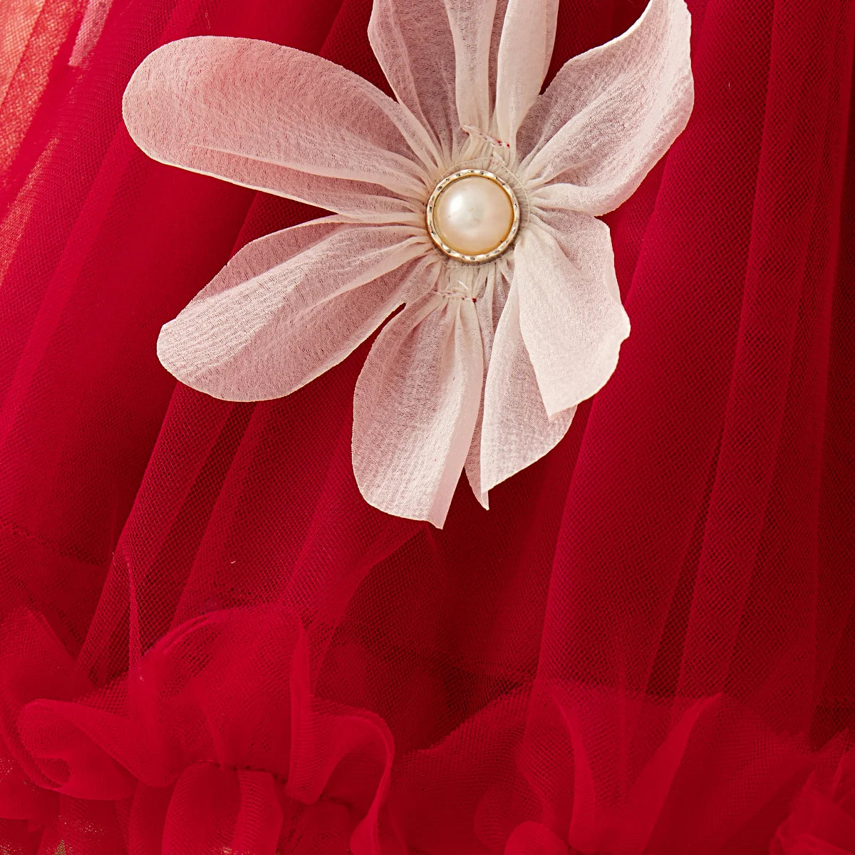 Princess Style Baby Girl Dress, Summer New Sweet Flower Children'S Sleeveless Clothes For Babies Aged 9 Months To 3 Years Old