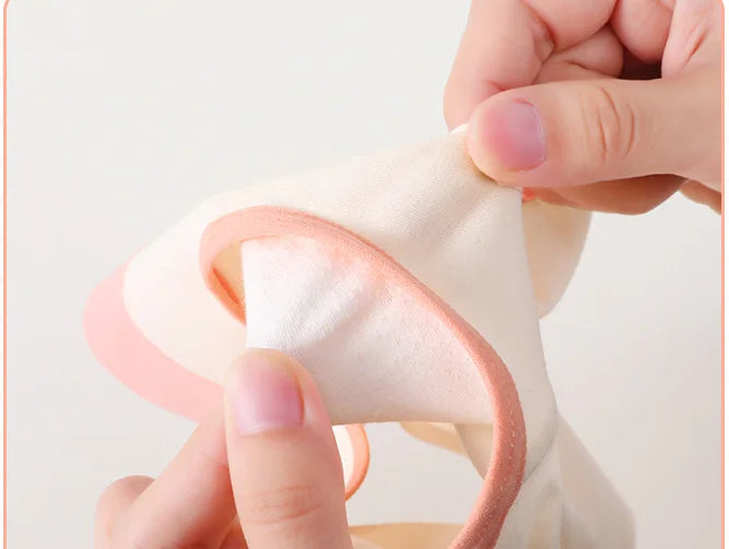 4PCS Girls High Waisted Panties Kids Cotton Antibacterial Knickers Cute Print Soft Comfort Underwears 3+y Young Children Clothes