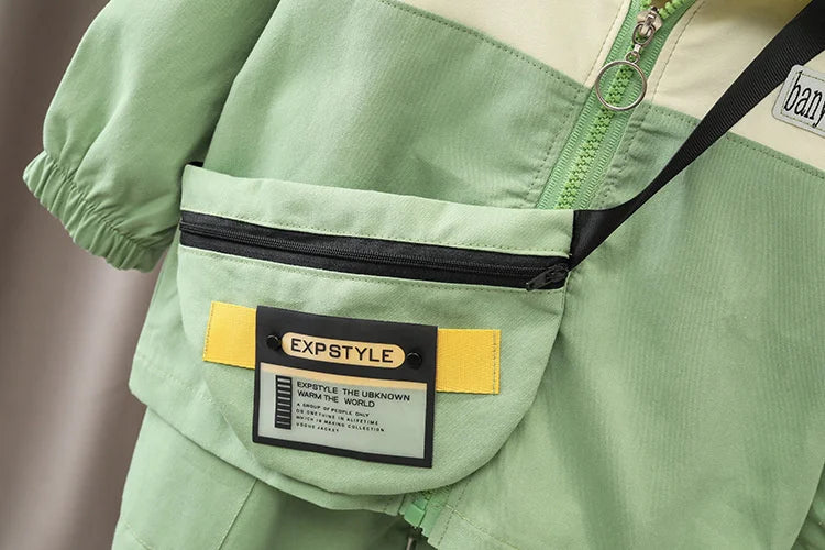 New Spring Autumn Baby Boys Clothes Children Girls Fashion Jacket Pants 2Pcs/Sets Toddler Sports Casual Costume Kids Tracksuits