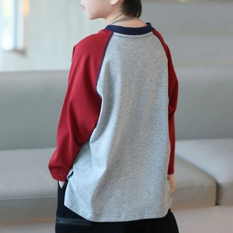 Long Sleeve T Shirt for Kids Graphic Shirts Korean Children's Clothing 2025 8 To 10 Year Old Boy Clothes Boys Cartoon Fashion