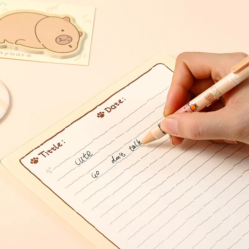 1 Set Wholesale Capybara Stationery Set Primary School Season Gift Learning Stationery Gift Pack Reward Class Prizes