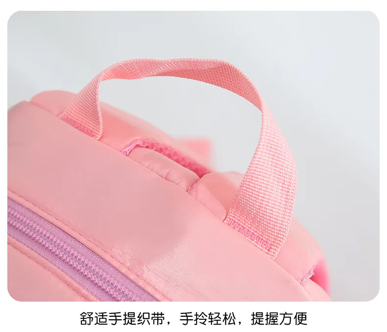 Cartoon Kindergarten Backpack New Children's School Bag Cute Plush Rabbit Doll Backpack