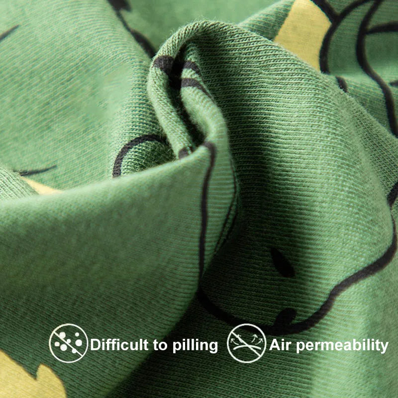 4/8 Pieces Dinosaur Pattern Printed Boys Boxer Briefs High Quality Cotton Kids Boxers Breathable Children Underwear For 3-12T