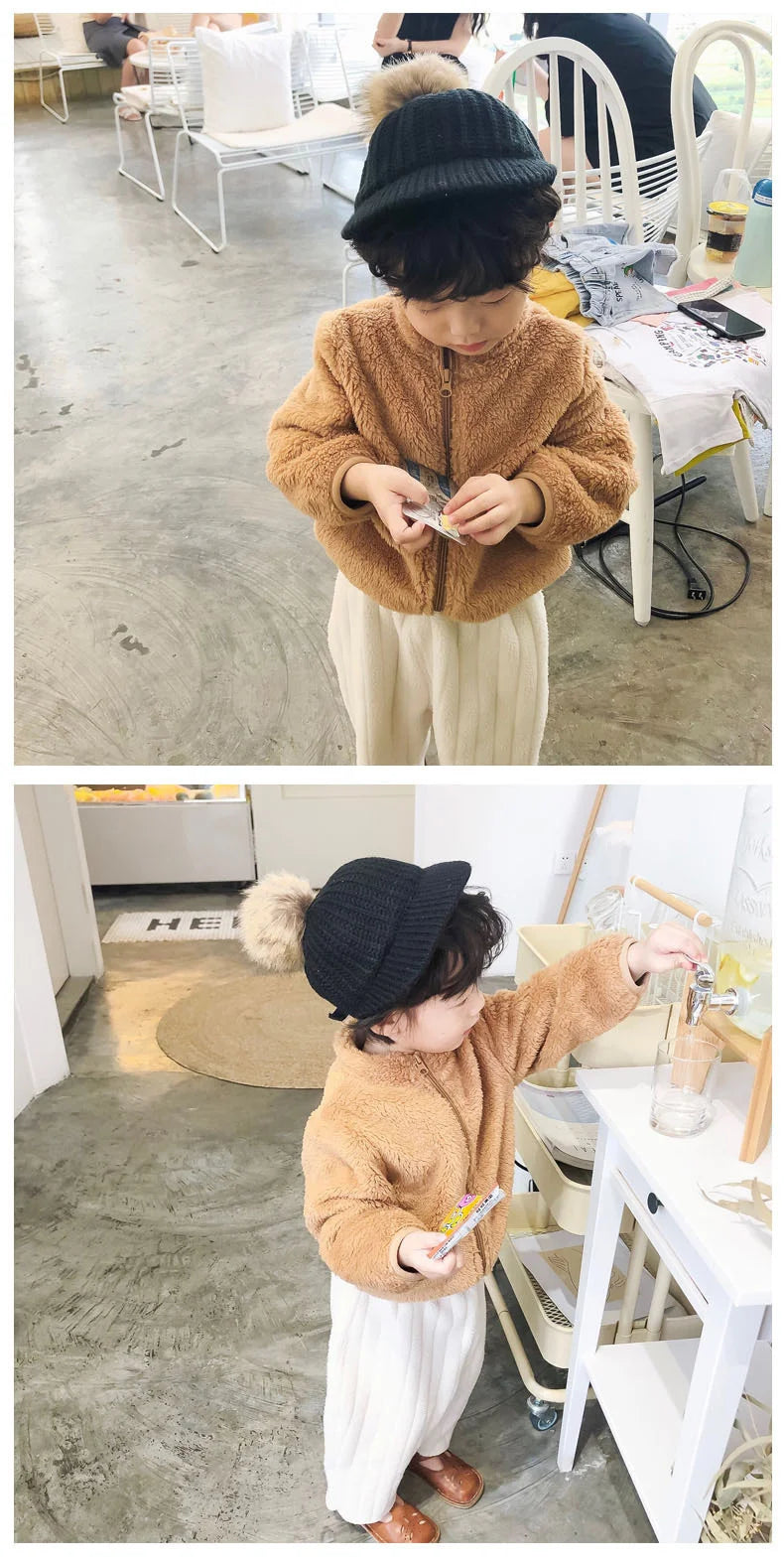 New Fashion Toddler Winter Overalls Children's Girls Clothing Baby Jacket Boys Sweatshirts Infant Casual Costume Kids Sportswear