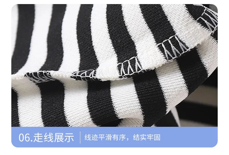 1 to 10 Years Boys Polo Shirts Autumn Winter Tops for Kids Long Sleeve Children T-shirts Stripe Blouse Baby Tees Toddler Outfits