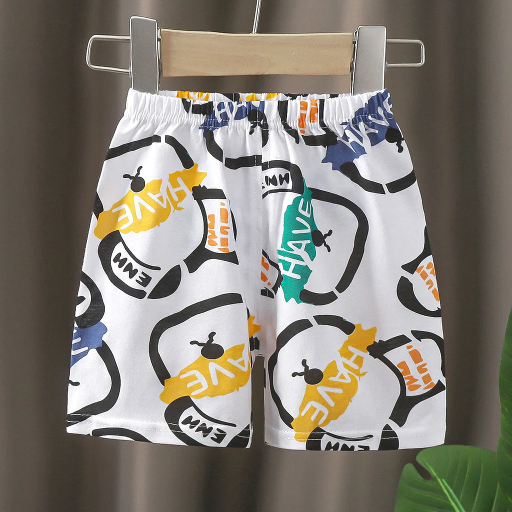 3pcs Pure Cotton Summer Kids Shorts Girl Cartoon Cute Short Baby Casual Pant Children Short Pant Boy Sport Clothing Outwear