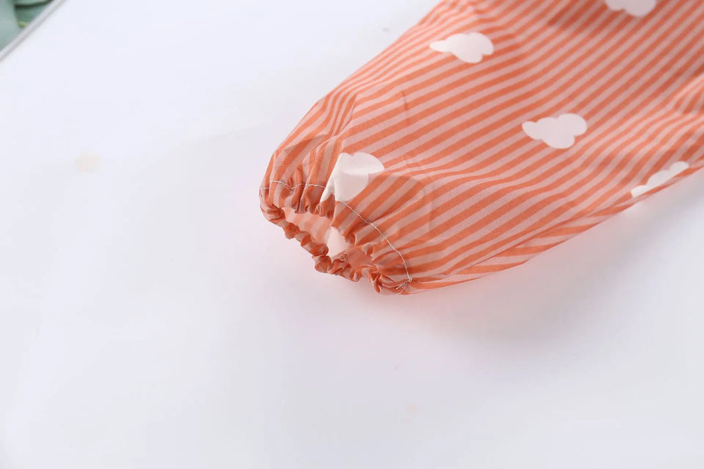 PANGDUBE Waterproof Art Smock Long Sleeve Coverall with Pocket Toddler Painting Apron Baby Feeding Bib for Boys Girls Bib