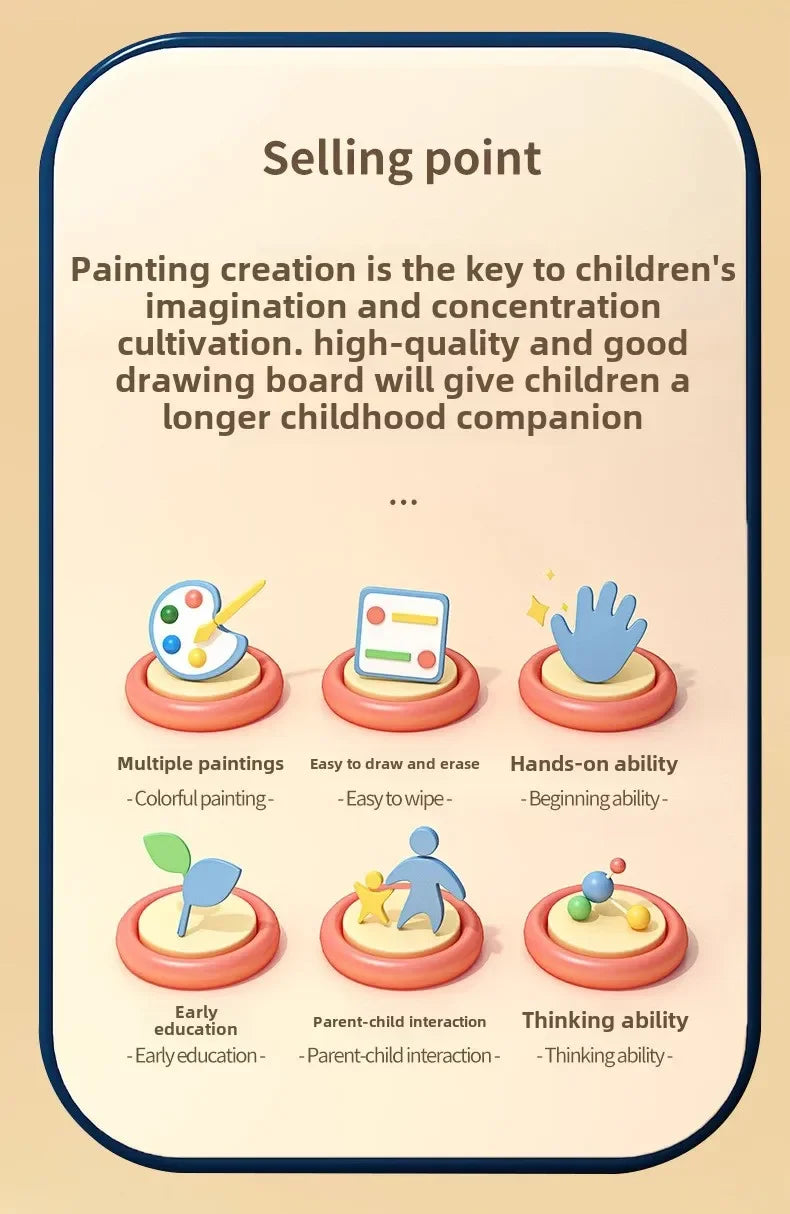 1-10PCS Mini Magnetic Drawing Board Keychain  Doodle Pad with Stylus Portable Toy Erasable Writing Board Educational Kids Gift