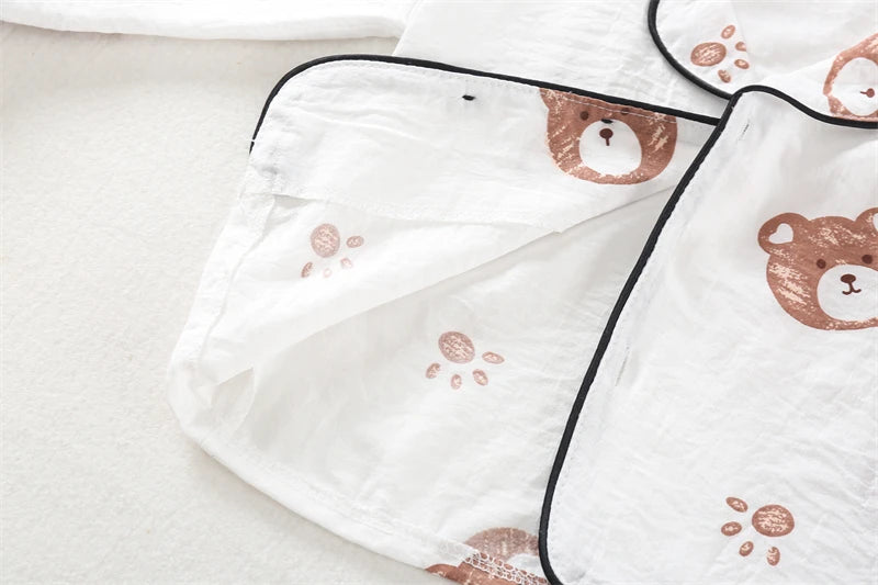 New Spring Autumn Baby Clothes Kids Pajamas Children Boys Sleepwear Tops And Pants Infant Girls Clothing Toddler Casual Costume