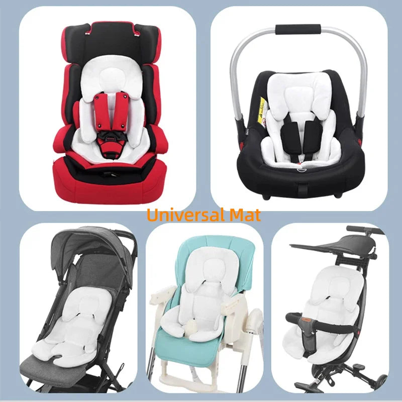 PANGDUBE Universal Stroller Seat Cushion Double Sided Baby Car Seat Pad High Chair Mat Waterproof Soft Stroller Accessories