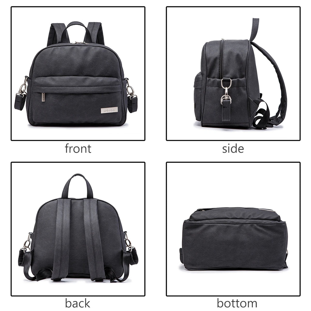 Fashion Diaper Bag for Newborn Baby Waterproof Light Weight Protable Mommy Diaper Backpack for Quick Outing Nappy Changing Bag