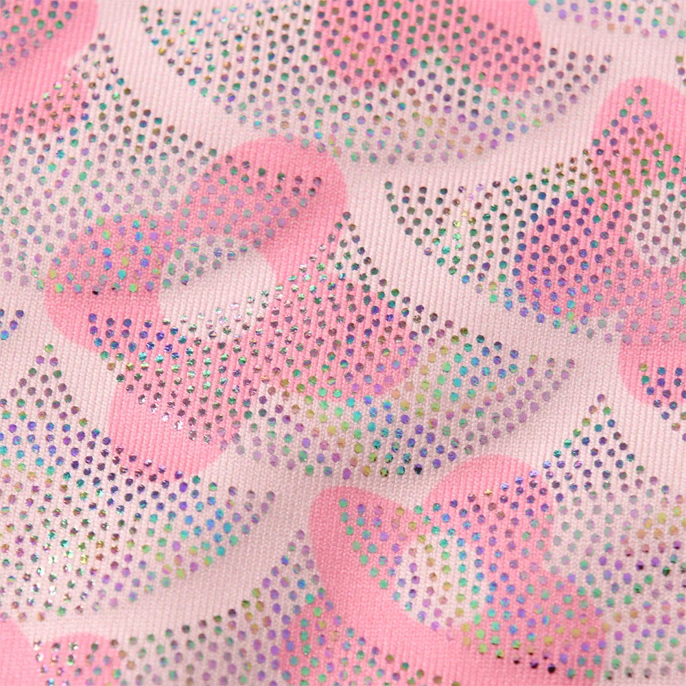 VIKITA Kids Pink Cute Princess Dress Kids Flare Sleeve Flower Print Summer Vestidos Kids Polyester Layered Cake Prom Gown Dress