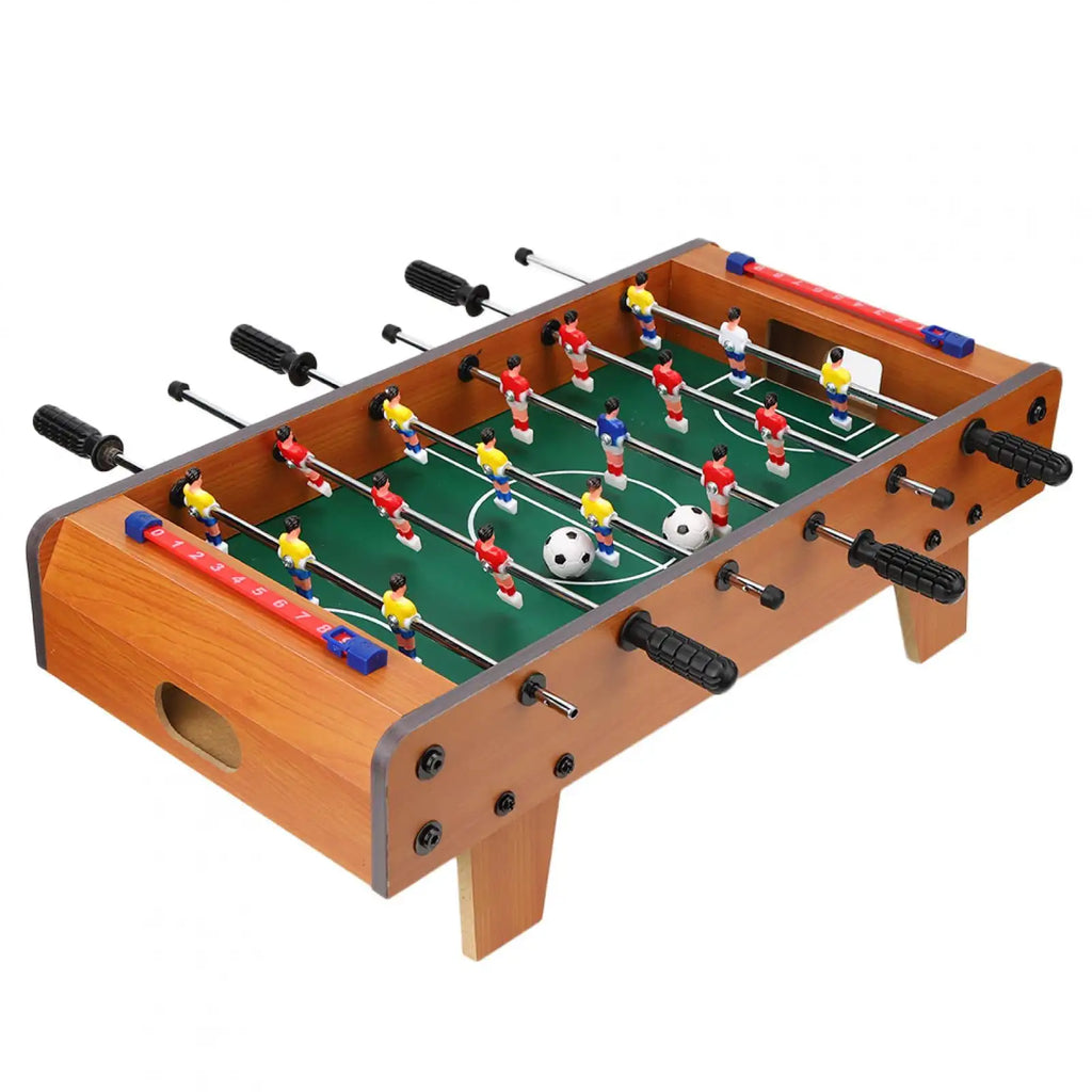 Football Table Mini Football Table Game Footballs Score Keepers Wood Soccer Table Top for Kids Family Night Parties Game Rooms