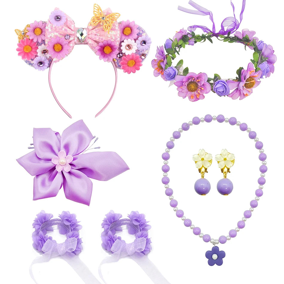 Mirabel Isabela Cosplay Princess Dress Kids Encanto Charm Costume Girls Halloween Children's Day Birthday Party Holiday Clothes