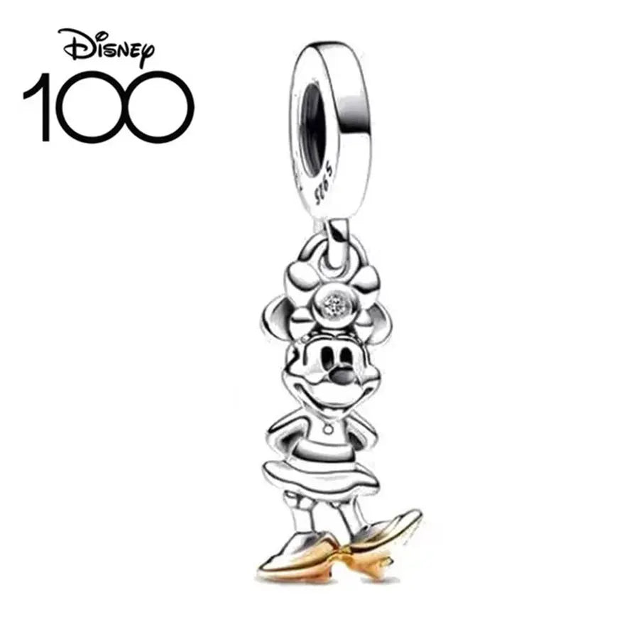Marvel Disney Charm Beads 100% 925 Sterling Silver for DIY Bracelets Women's Jewelry Gifts Suitable for Original DLY