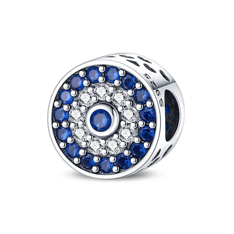 Hot Sales 925 Sterling Silver Charms Beads Devil's Eye Fatima's Hand Cross Beads Fit Original Bracelet Women DIY Jewelry Gifts