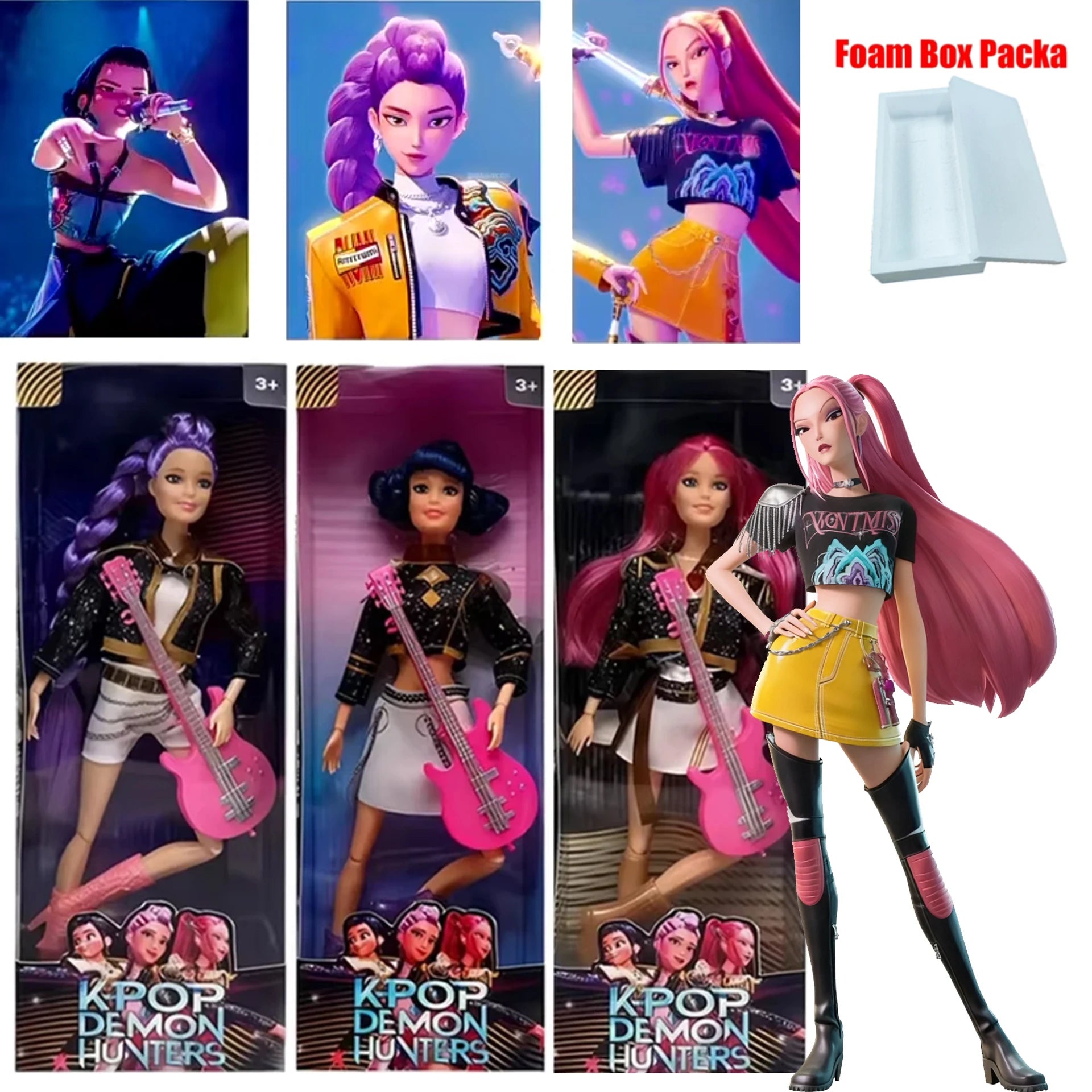 Love at First Sight～K-POP Witch Hunt Girl Group Vinyl Doll Rumi Mila Zoey Limited Edition - Kids' Gift