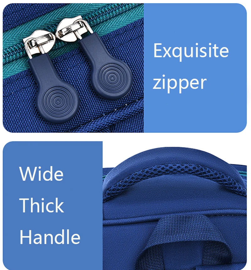 Neuer Kinderrucksack, modisches Design, farblich abgesetzt, leicht, hochwertig, Schulrucksack für Jungen und Mädchen, grün