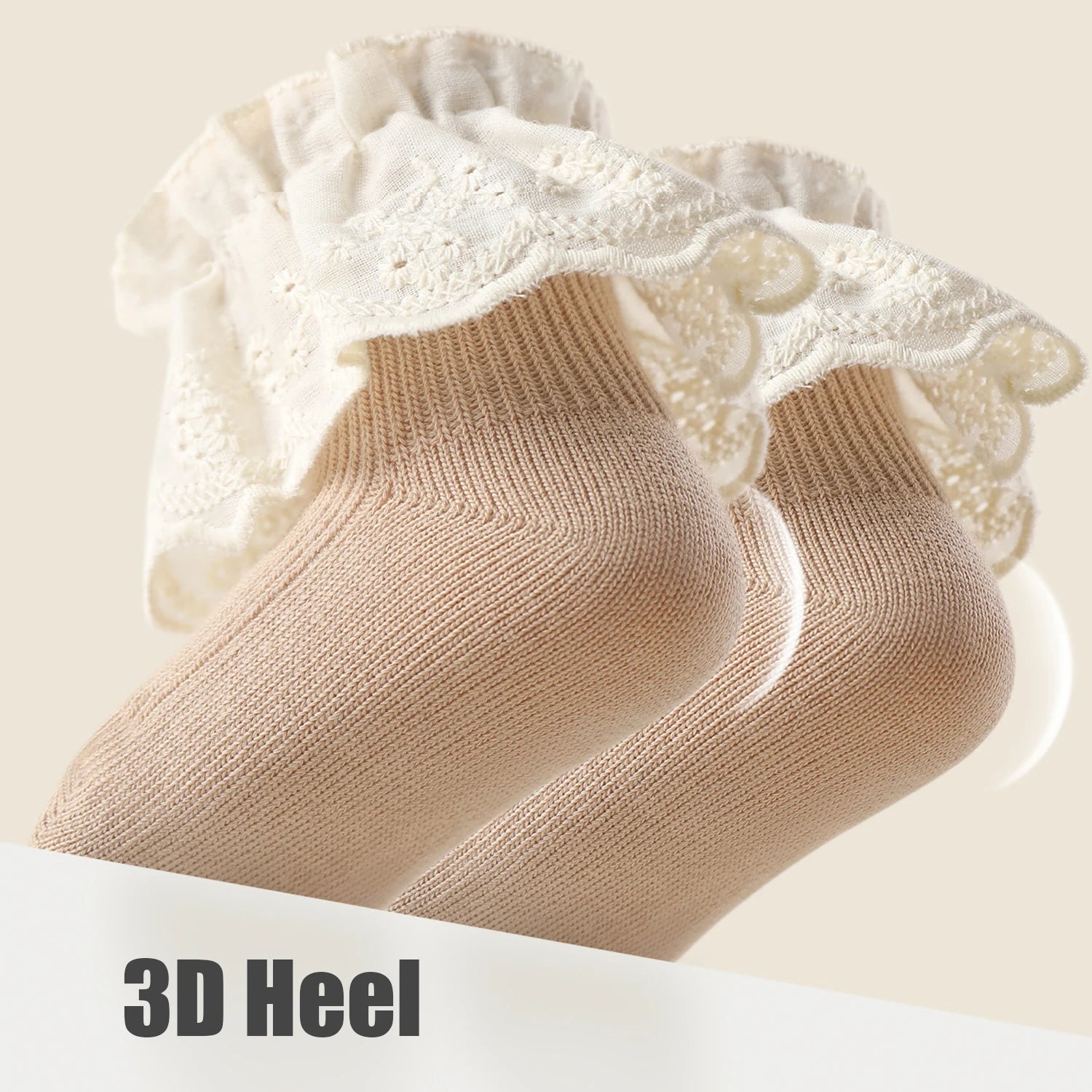 3/5 Pairs Kids Girls Socks Princess Lace Kids Socks For Girls Children Girls Socks Newborn Tube Socks For Girls