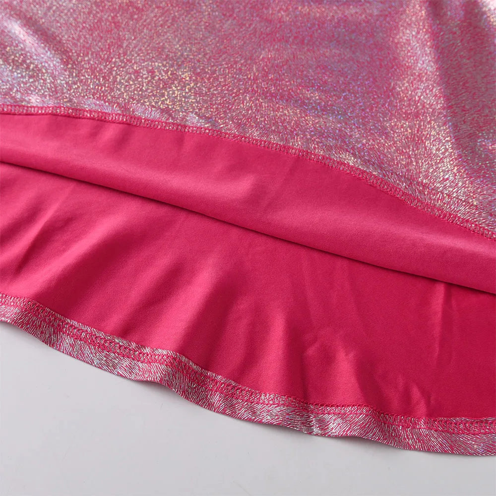 DXTON Summer Kids Girls Dress Sleeveless Outdoor Casual Children Dresses For Girls  Polyester Tank Teen Dress Solid Kids Clothes