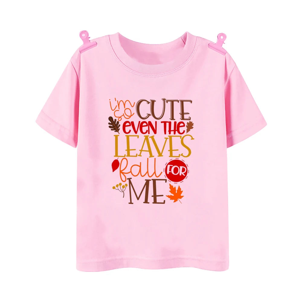 Coolest Turkey in Town Print T Shirt Kid Thanksgiving Clothes Mama's Little Pumpkin Toddler Thanksgiving Tops Cute Halloween Tee