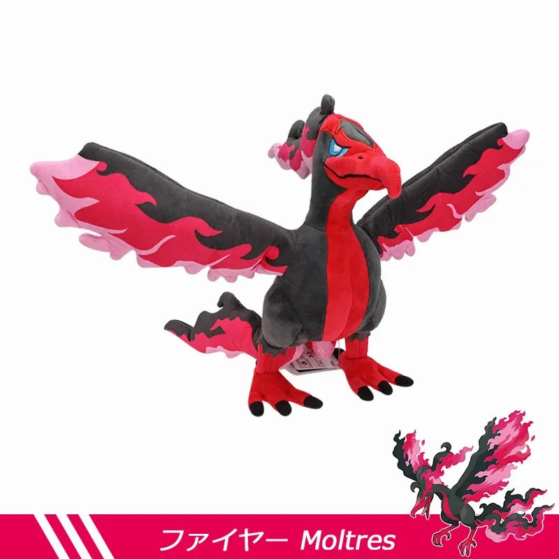 Anime Pokemon Galarian Zapdos Moltres Articuno Ho-Oh Plush Stuffed Doll Plush Toys Children Soft Pp Coton Kids Birhday Christmas