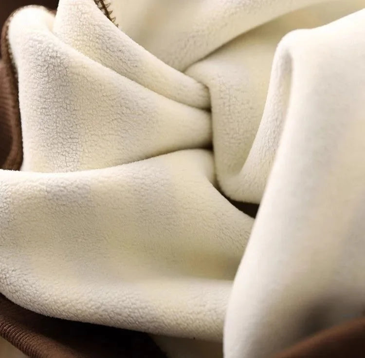 Boys' 2025 New Arrival No Hood Double Fleece-Lined Thickened Striped Crewneck Sweatshirt Autumn/Winter Trendy