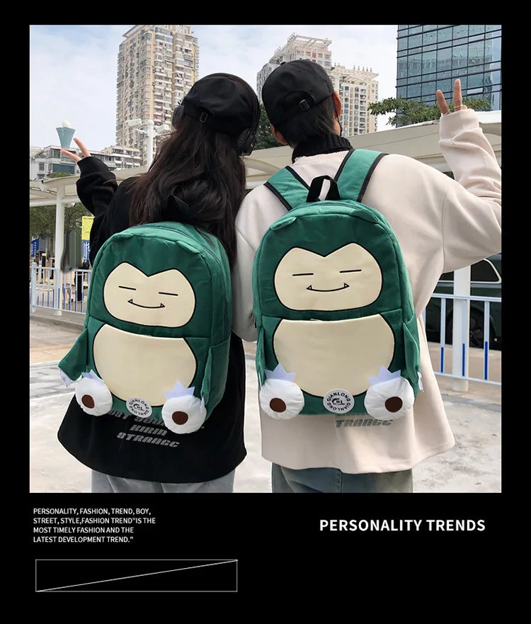 MINISO Switch Pokémon Cappy Beast Plush Backpack Couple Bag Large Capacity Backpack Gift Storage Toys Anime Accessories