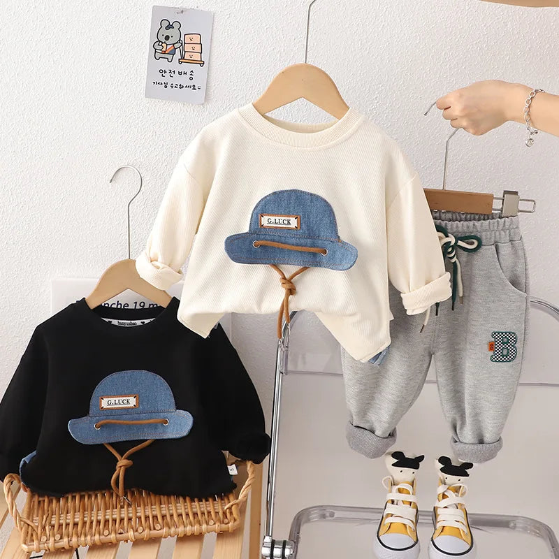 New Spring Autumn Baby Boys Clothes Suit Children T-Shirt Pants 2Pcs/Sets Kids Outfits Toddler Casual Costume Infant Tracksuits