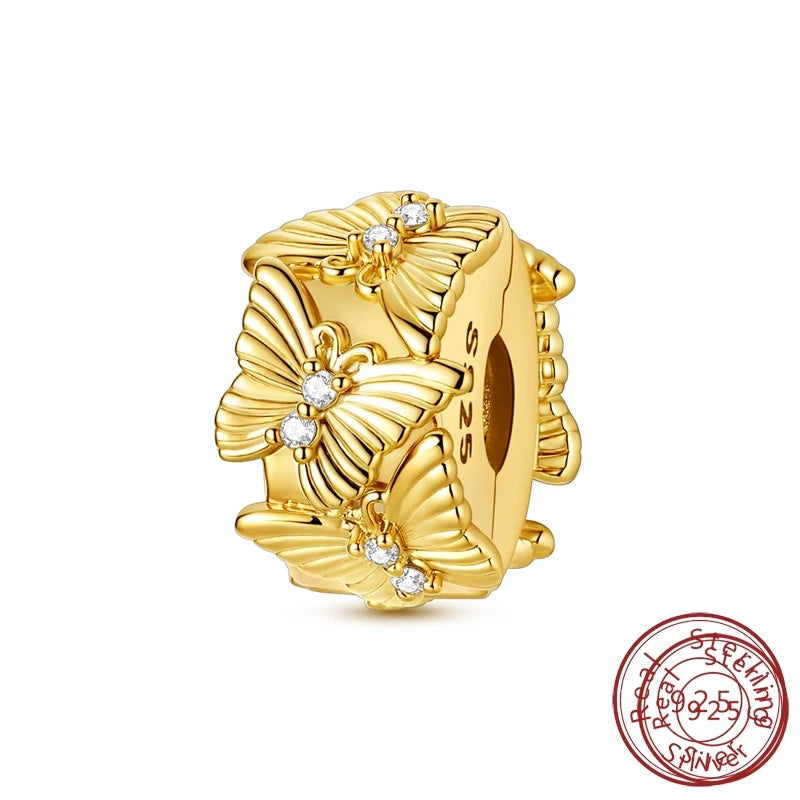 925 Sterling Silver Charms Firefly Cat Dog Coconut Charms Beads Pendant Fit Original Pendant Bracelet DIY Fine Jewelry For Women