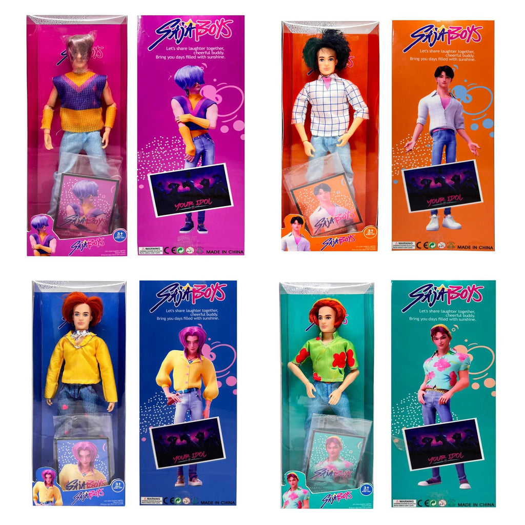 Demon Hunters 11 Joint movable SajaBoys K-POP Boy Band Doll Demon Saga Action Figure Toy Anime Character DIY Toy