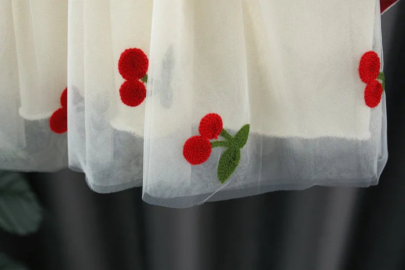 Autumn And Winter New Red Christmas Party Baby Girl Princess Dress, Sweet Bow Thickened Children'S Long Sleeved Clothes