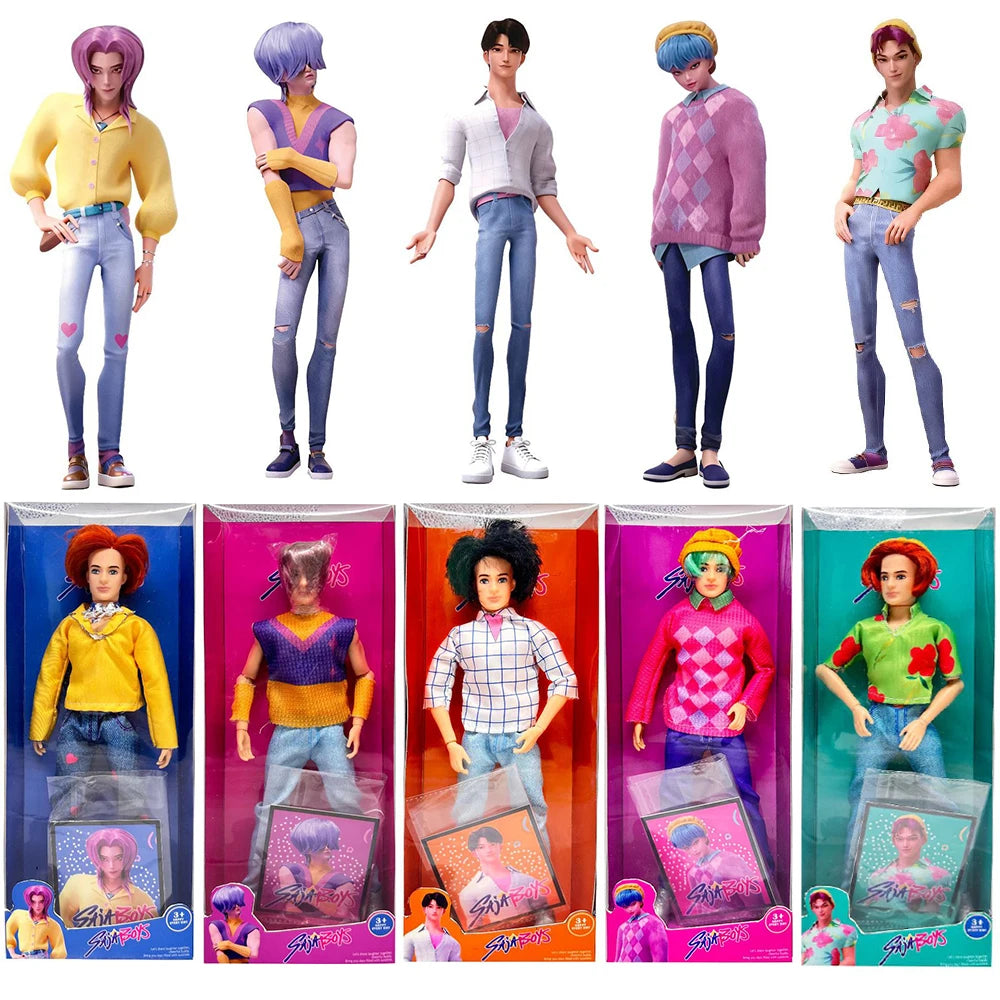Demon Hunters 11 Joint movable SajaBoys K-POP Boy Band Doll Demon Saga Action Figure Toy Anime Character DIY Toy