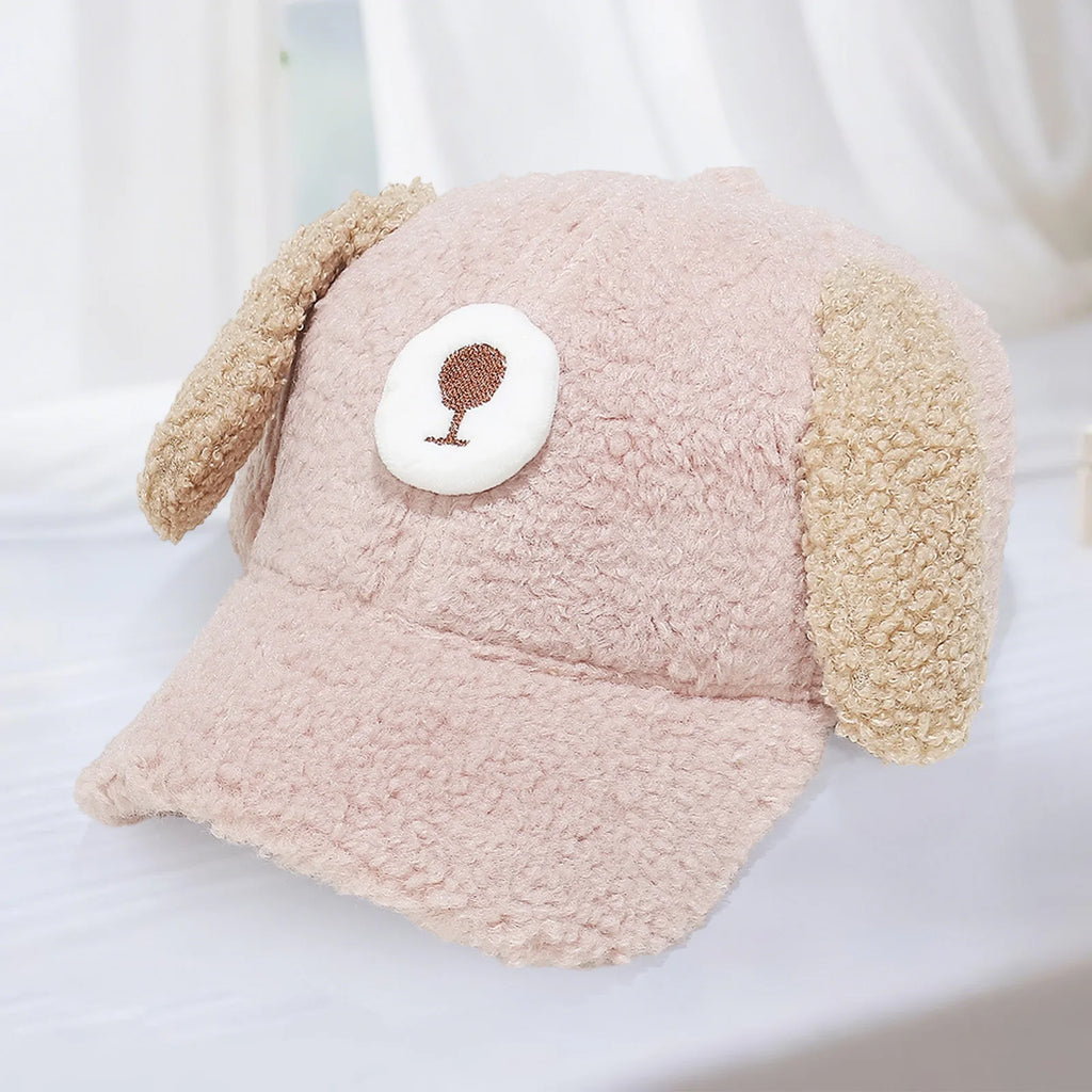 Cozy Knit Beanie Hat for Women Girls Warm Winter Pom Pom Cap with Faux Fur Lining and Cute Cat Ears Embellishment