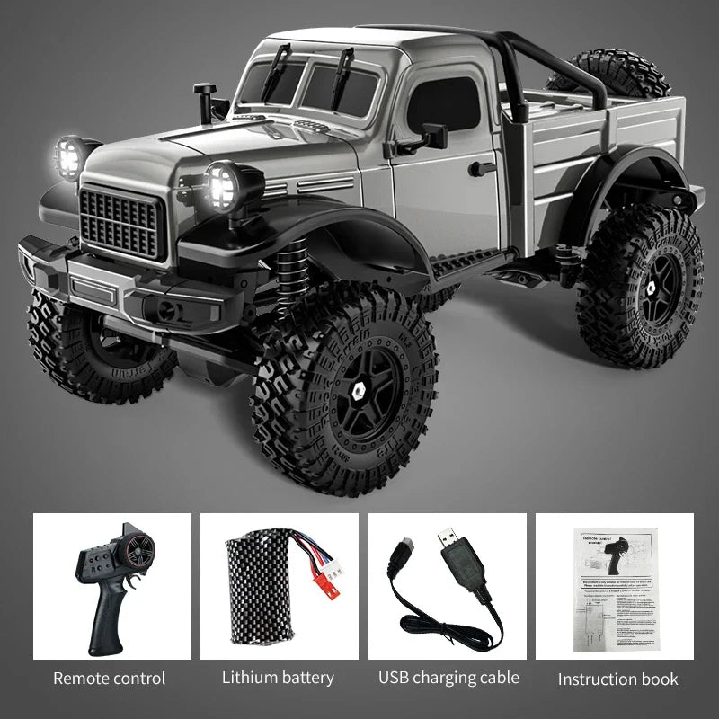 JHD For C8813 1:18 Full Scale RC Simulation Jeep Model 2.4G 4WD RC Car Motor Climbing Off-Road Model JJRC C8813 Car Toys