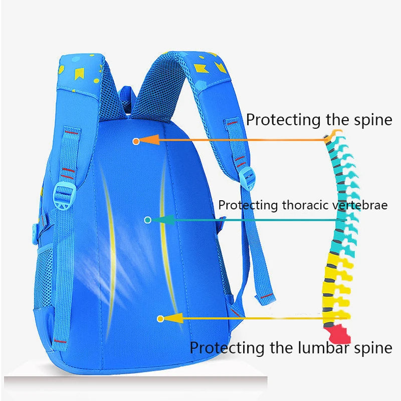 Children's Shoulder Bag Geometry Pattern Kid Backpack In Primary Schoolbag Teen Boy Girl Backpack Book Bag Waterproof Mochila