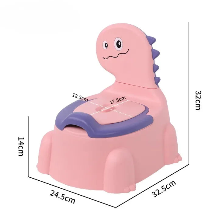 Kids Portable Potty Training Toilet, Cartoon Potty Training Seat, Toddler Potty Chair for Baby Boys and Girls, Non-Slip, PP