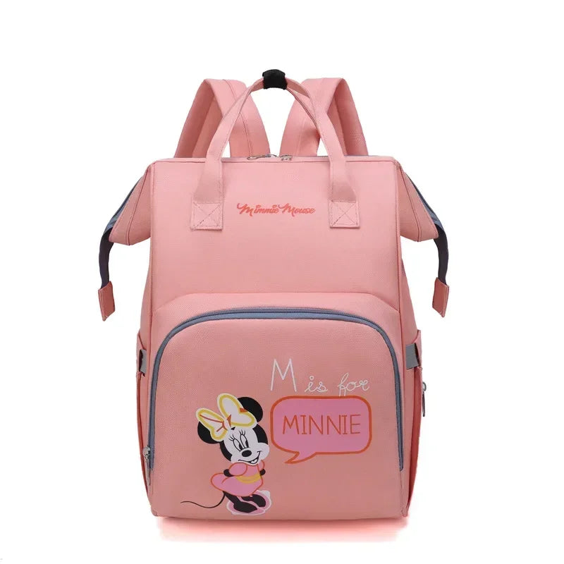 Disney New Fashion Baby Diaper Bag Large Capacity Maternity Bag Baby Waterproof Stroller Backpack Mickey Mouse Baby Diaper Bag