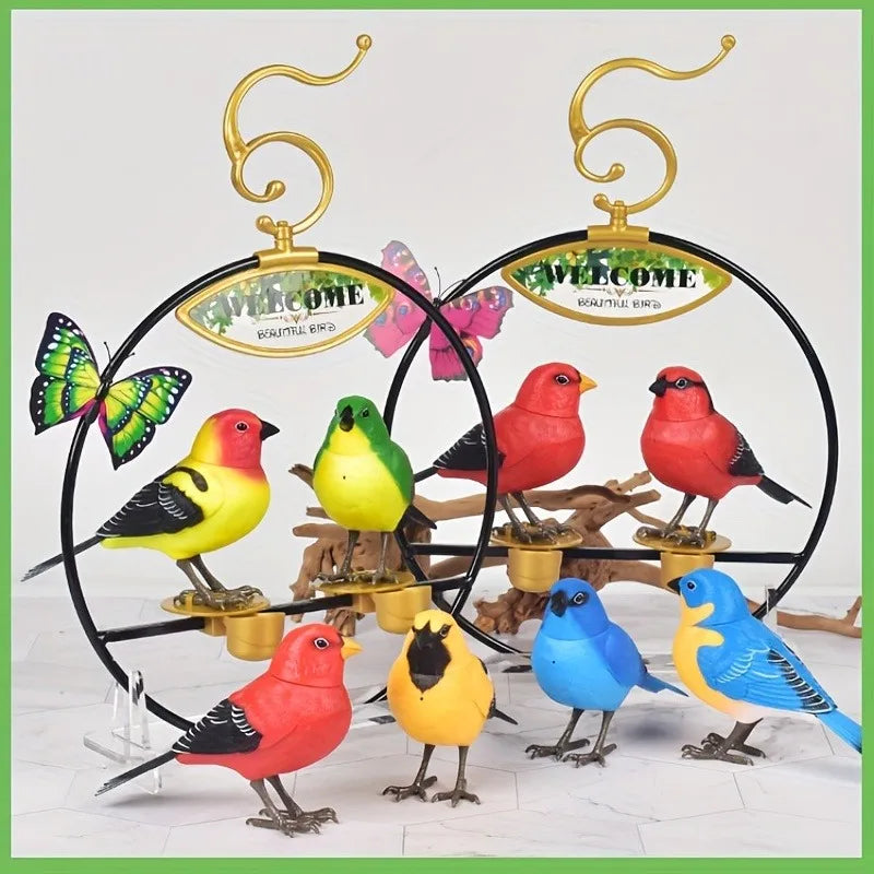 Electric Singing Bird Toy Cute Interactive Bird Toy Simulation Electronic Bird Toys for Kids with Motion & Sound Control