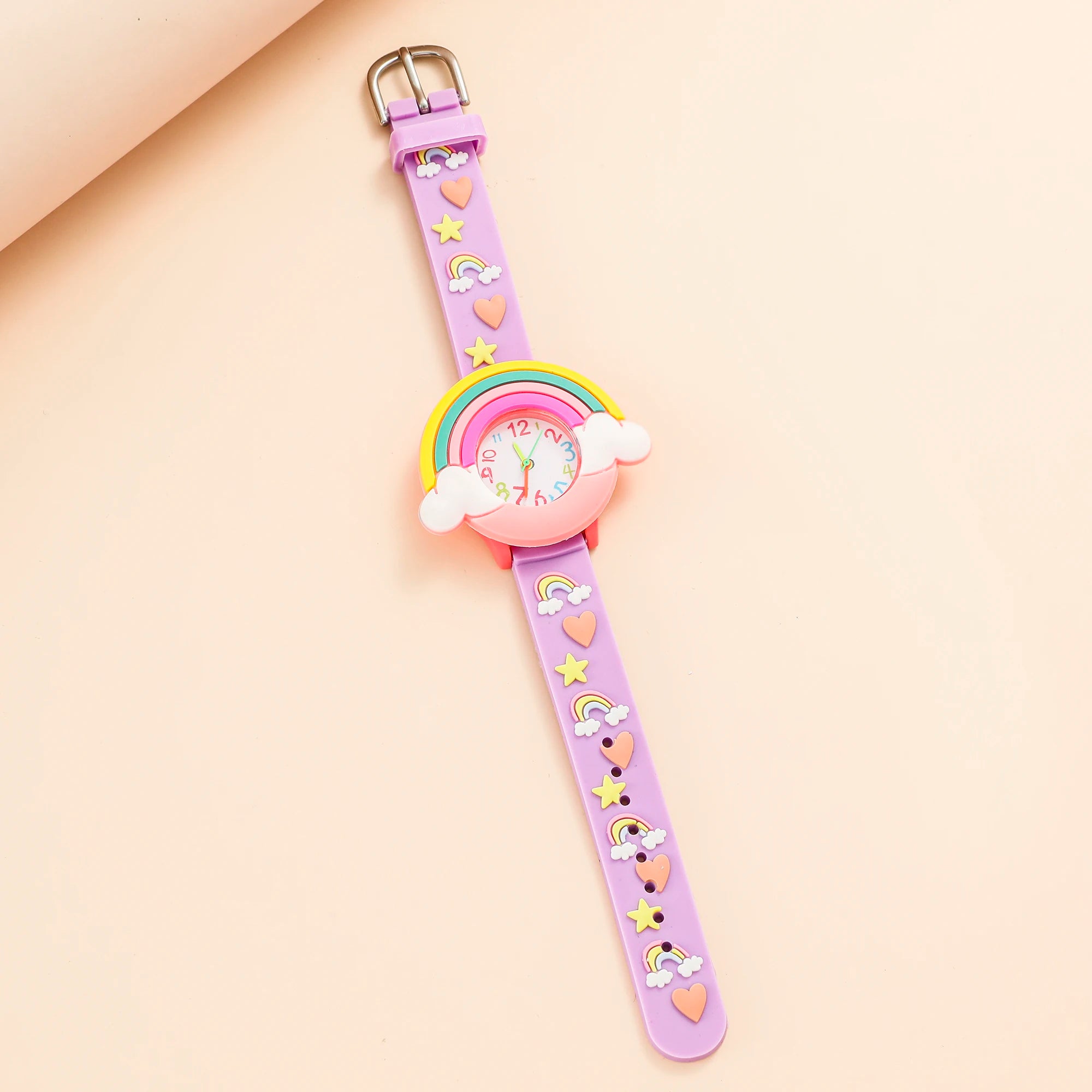 Meninos e meninas com crianças Cute Fashion Snap Watch Quartz Watch