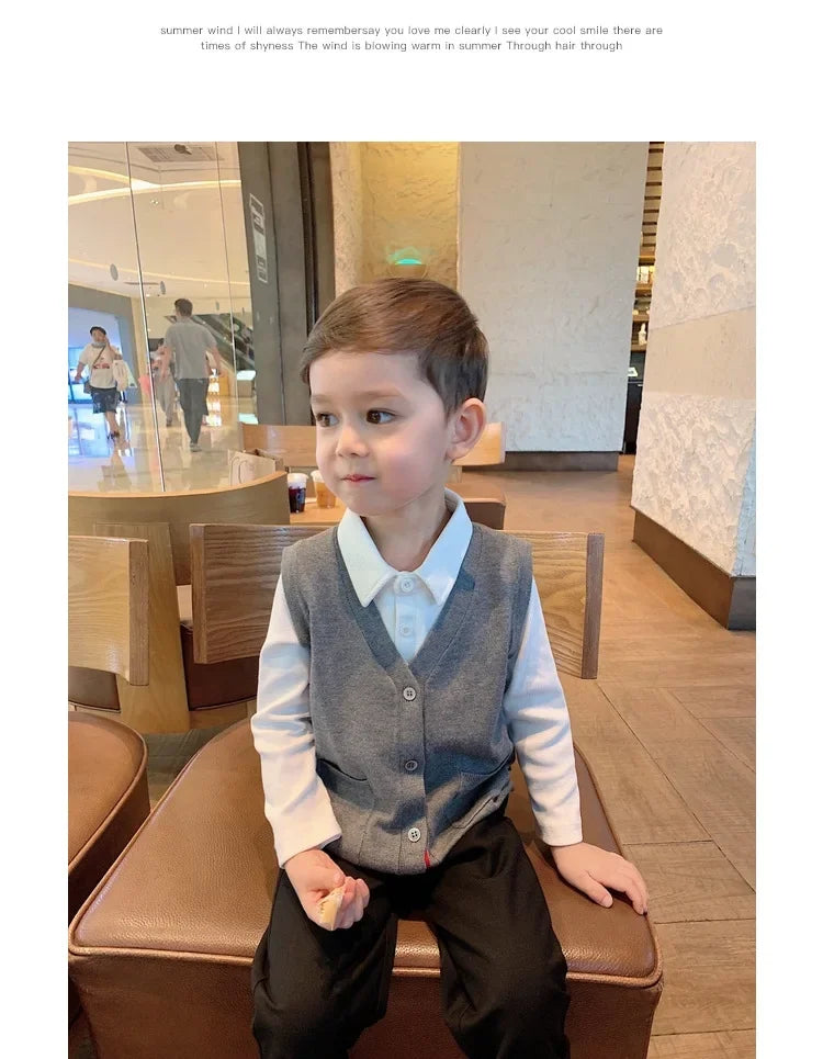 Boys Polo Shirts Long Sleeve Tops for Kids Solid Color Children T-shirt Cotton  Baby Tops Toddler Spring Autumn Outwear