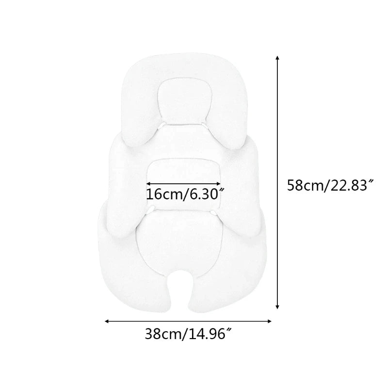 PANGDUBE Universal Stroller Seat Cushion Double Sided Baby Car Seat Pad High Chair Mat Waterproof Soft Stroller Accessories