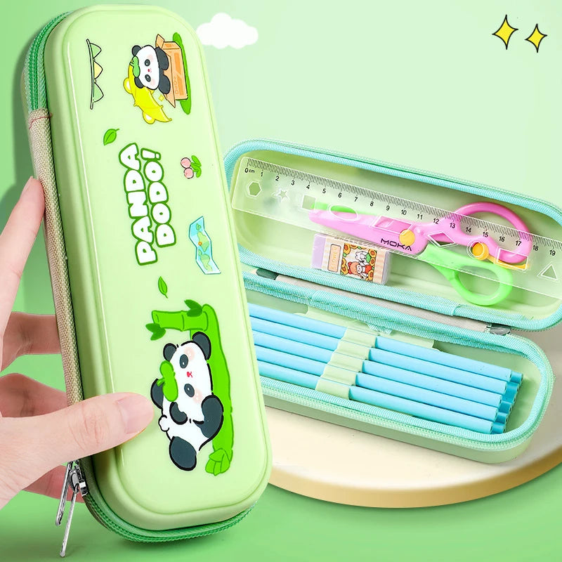 Kawaii Cute Kid Boy Girl Multi Color Selection Pencil Box School Student Stationery Box Child Pencil Storage Capacity Case Gift