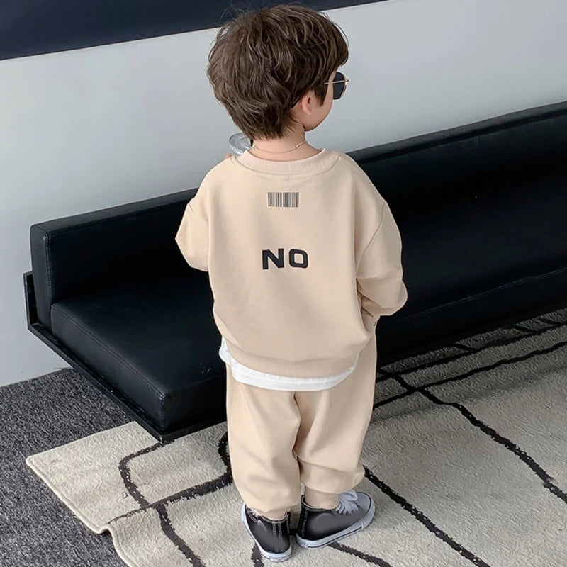 Kids Clothes Set Boys Girls For Fashion Children Long Sleeve Tops Pants Spring Autumn Teenager Sport Outfits Toddlers Costume