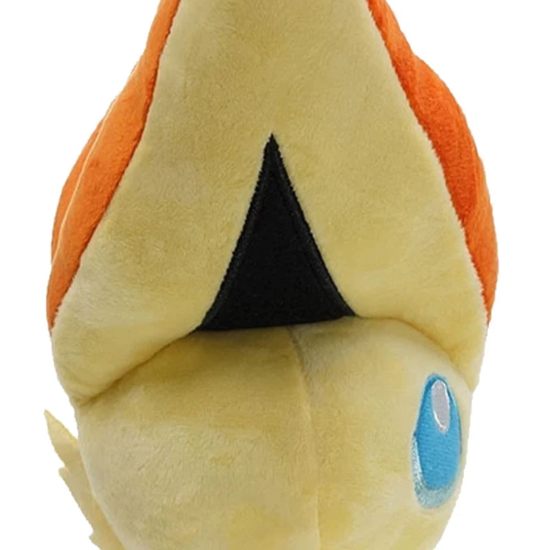Kawaii # 494 Pokemon Victini Stuffed Toys Cartoon Plush Dolls Throw Pillow Birthday Gift for Kids Friends Boys Home Decoration