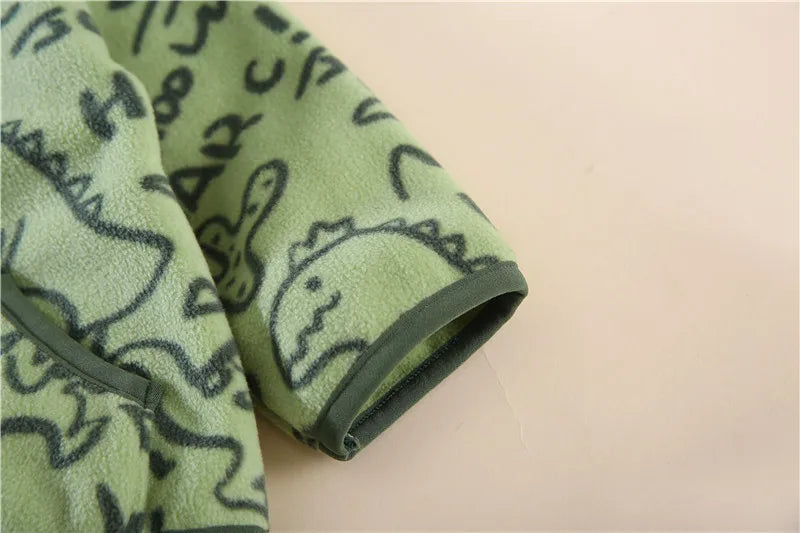 Autumn Winter Baby Clothes Children Boys Thick Long Sleeved Jacket Kids Girls Clothing Infant Cartoon Costume Toddler Sportswear